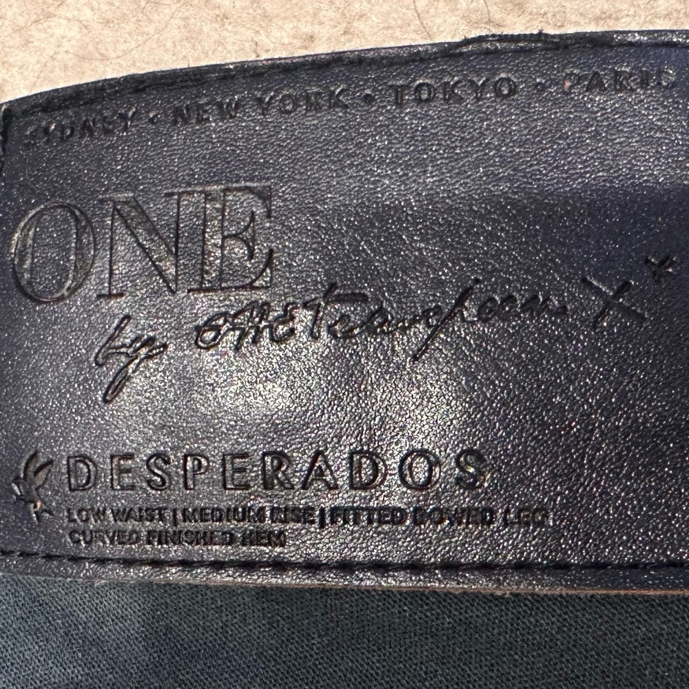 One Teaspoon Black Denim Label